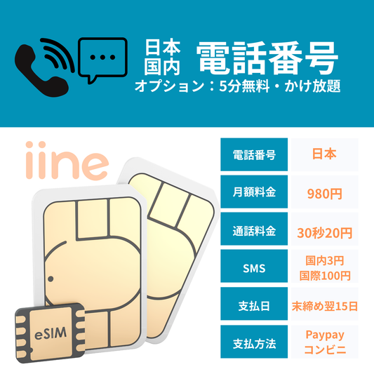 音声SIM